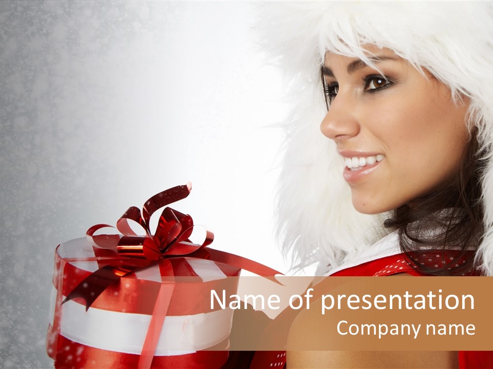 Smile Gift Cheerful PowerPoint Template