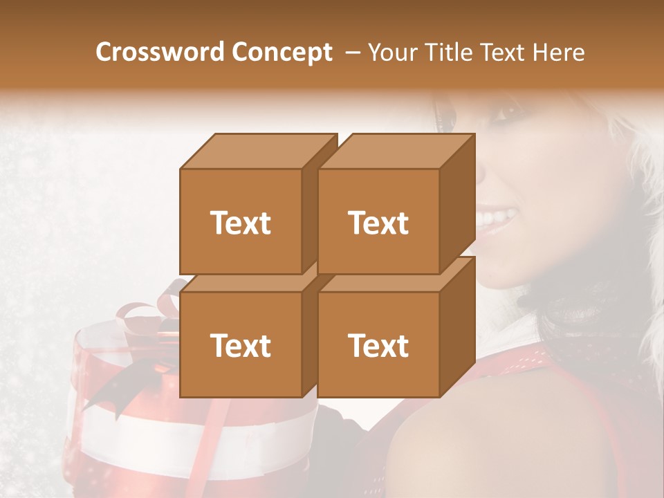 Smile Gift Cheerful PowerPoint Template