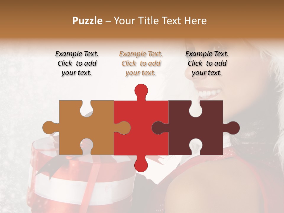 Smile Gift Cheerful PowerPoint Template