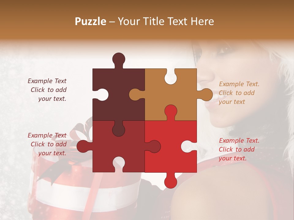 Smile Gift Cheerful PowerPoint Template