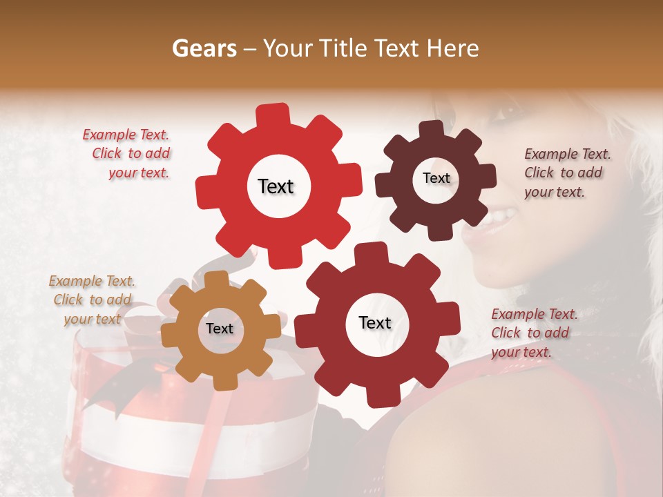 Smile Gift Cheerful PowerPoint Template