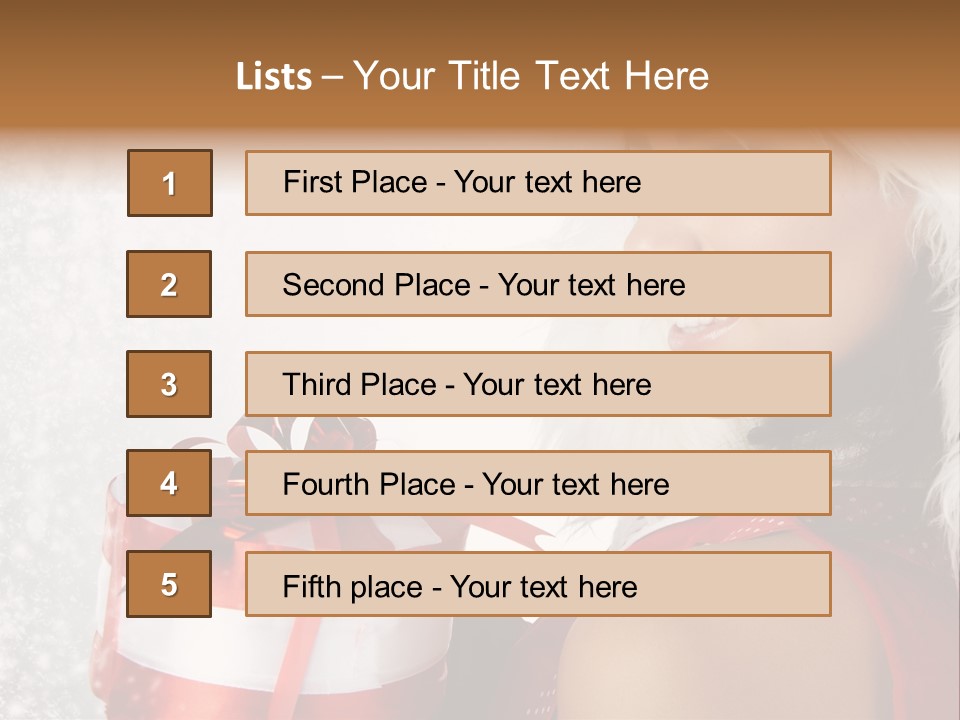 Smile Gift Cheerful PowerPoint Template