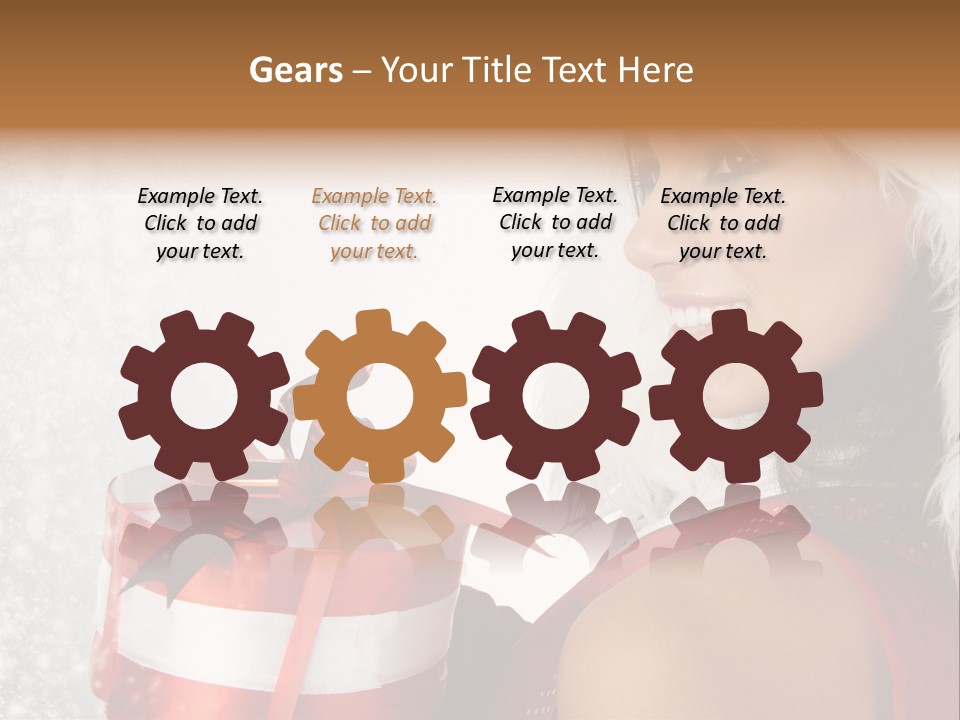 Smile Gift Cheerful PowerPoint Template
