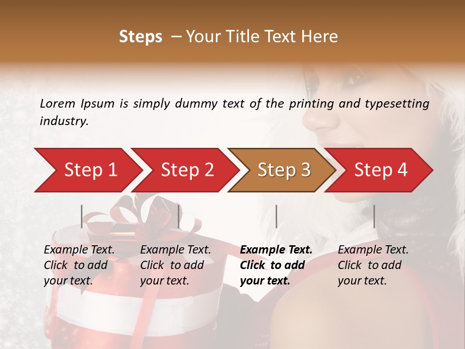 Smile Gift Cheerful PowerPoint Template