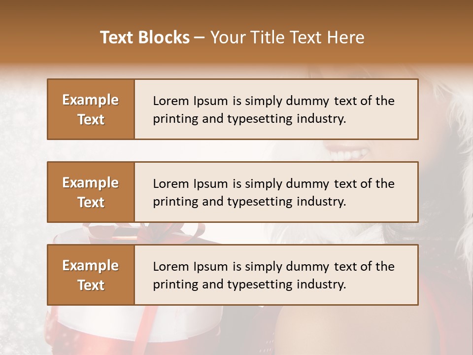 Smile Gift Cheerful PowerPoint Template