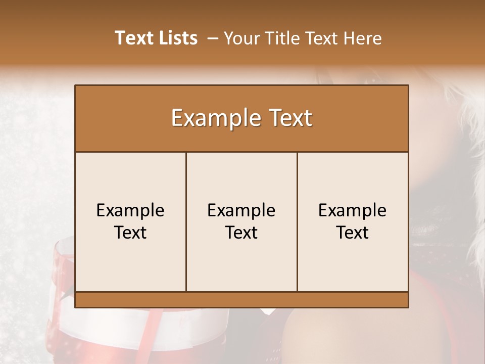 Smile Gift Cheerful PowerPoint Template