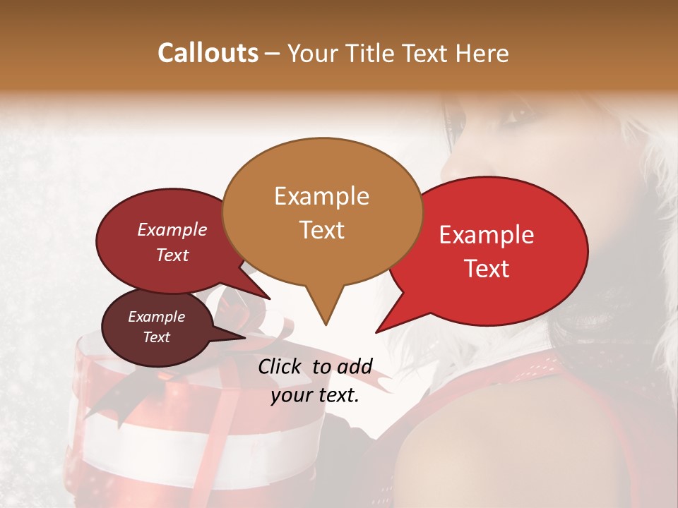 Smile Gift Cheerful PowerPoint Template