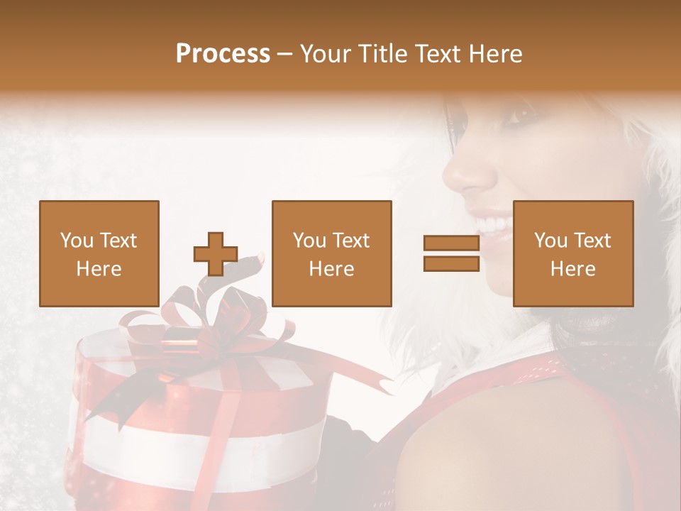 Smile Gift Cheerful PowerPoint Template