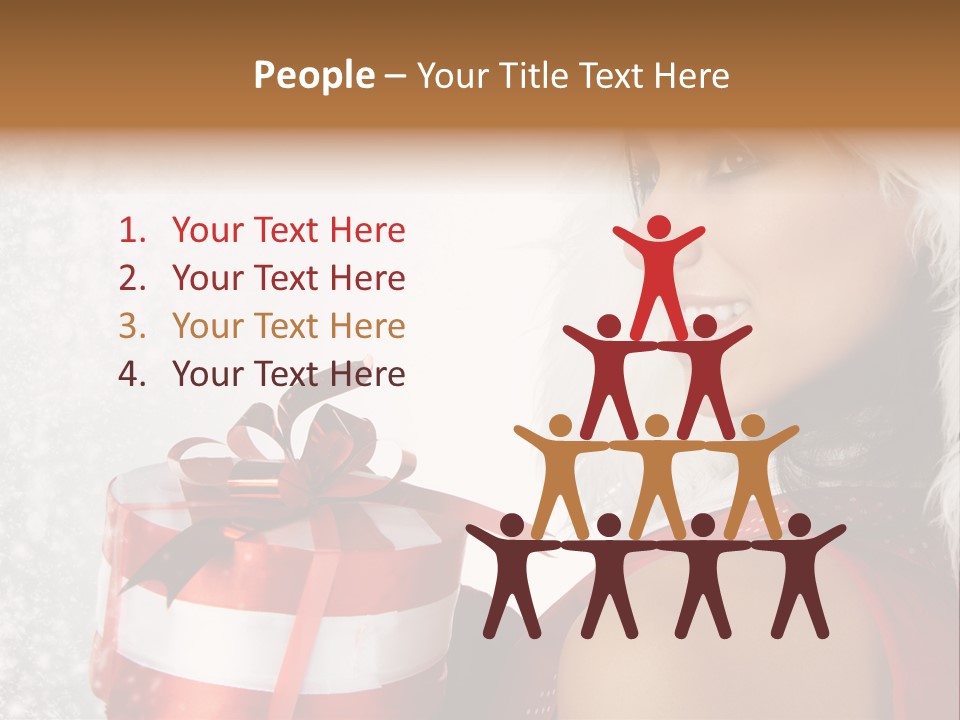 Smile Gift Cheerful PowerPoint Template