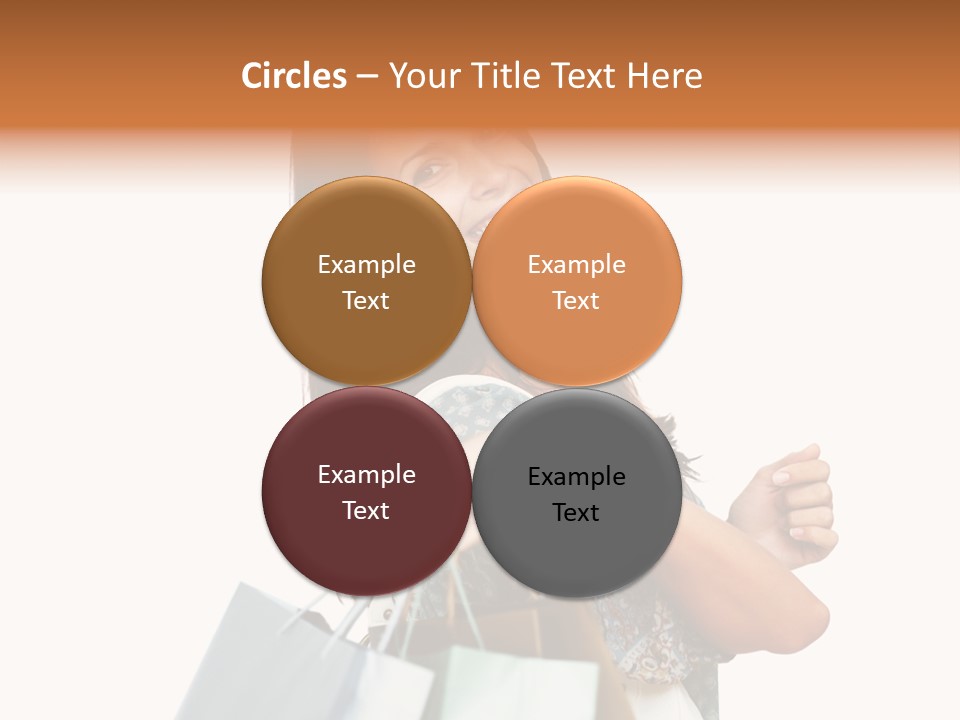 Background Hat Female PowerPoint Template