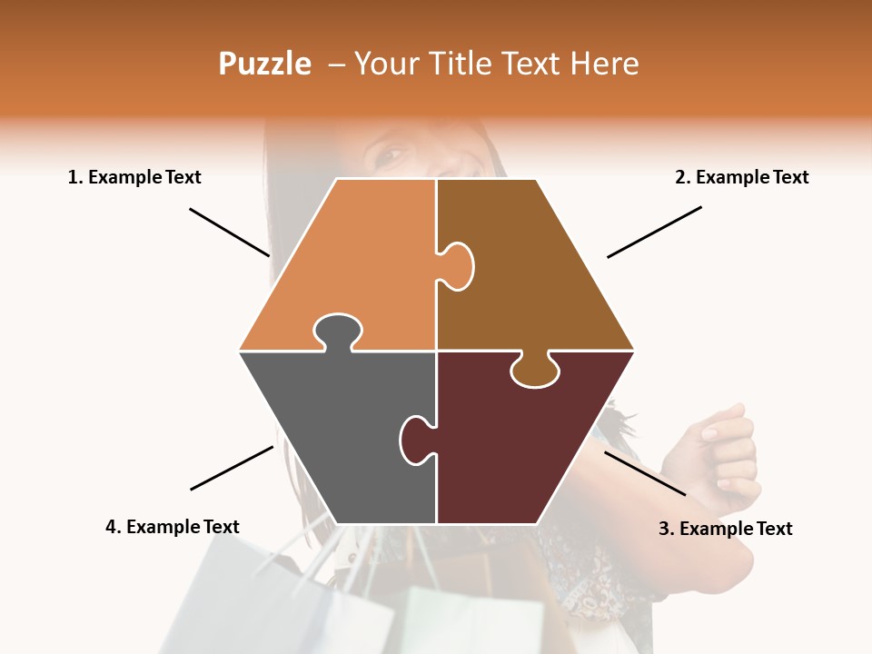 Background Hat Female PowerPoint Template