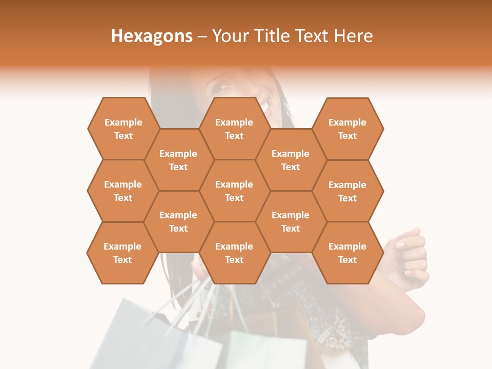 Background Hat Female PowerPoint Template