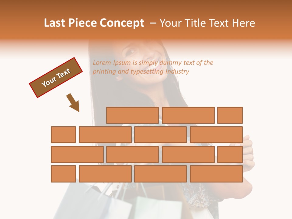 Background Hat Female PowerPoint Template