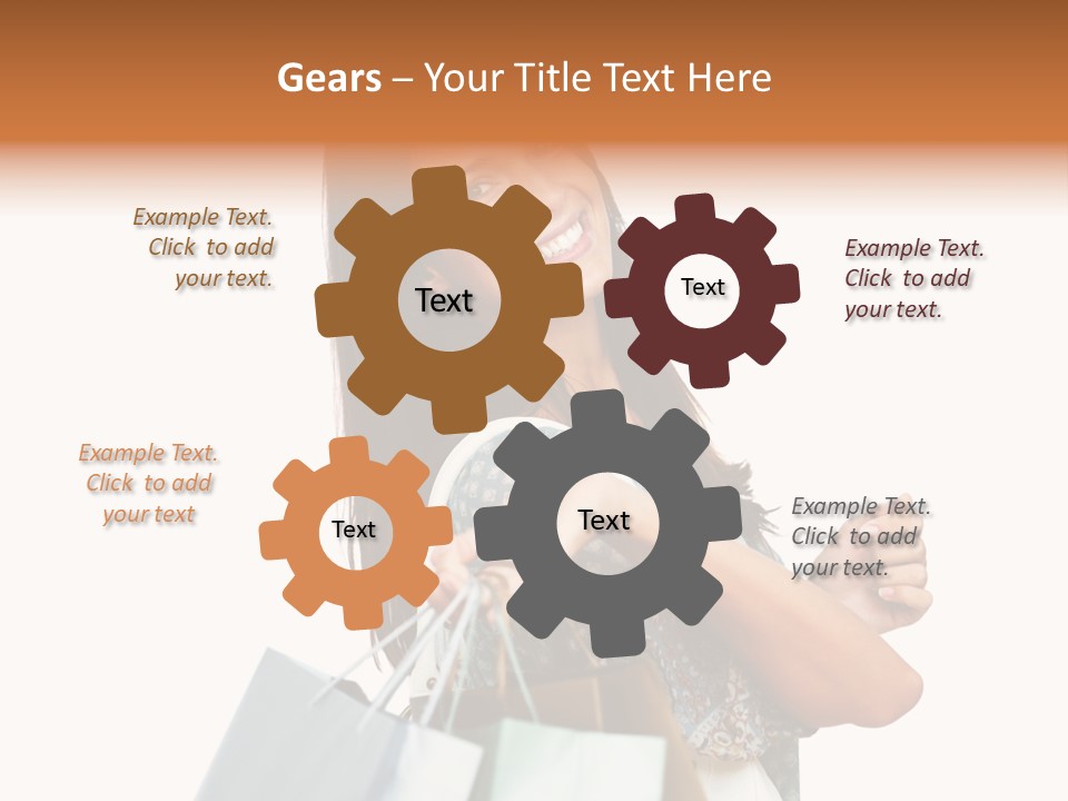 Background Hat Female PowerPoint Template