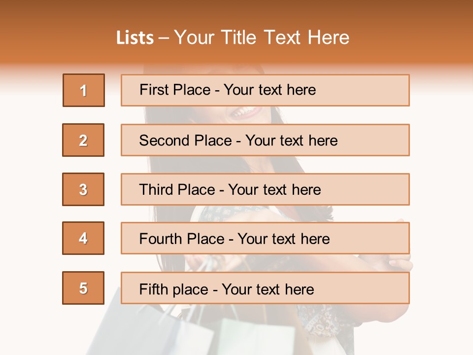 Background Hat Female PowerPoint Template