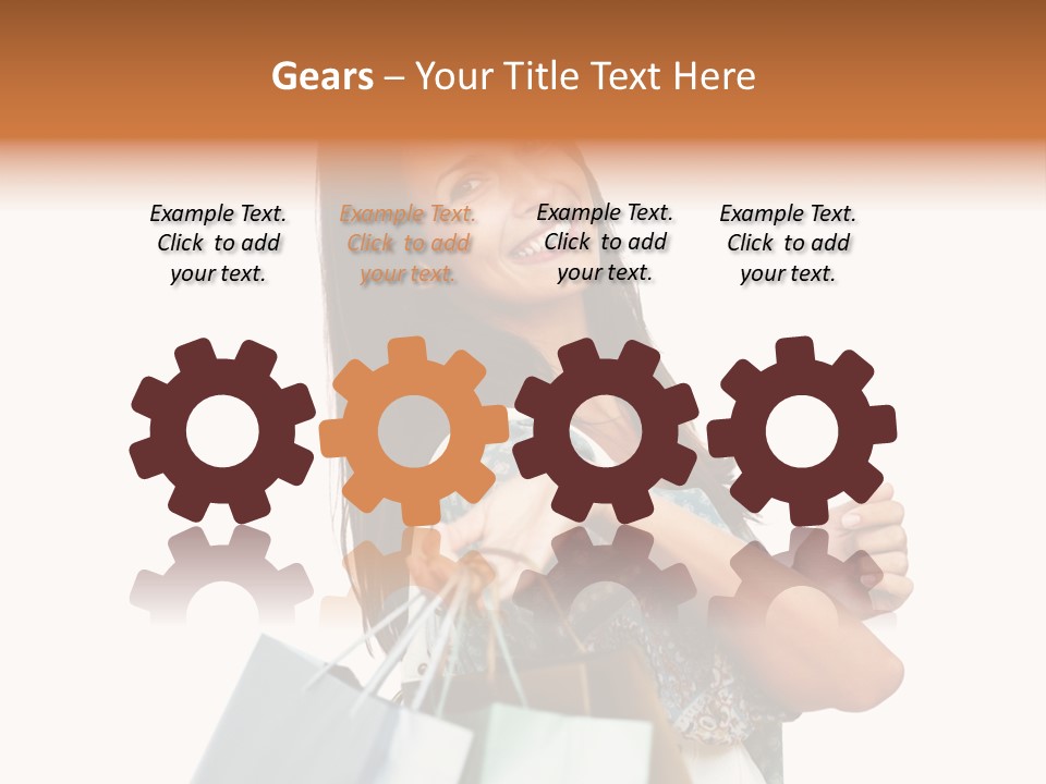 Background Hat Female PowerPoint Template