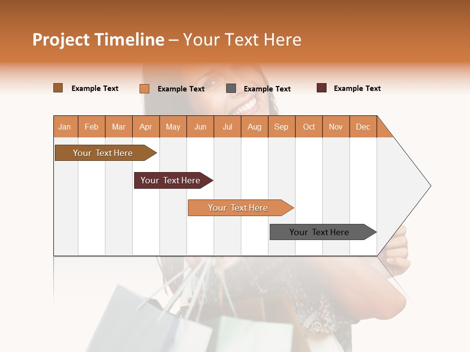 Background Hat Female PowerPoint Template