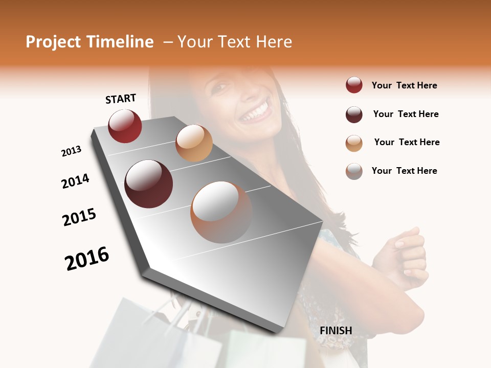Background Hat Female PowerPoint Template