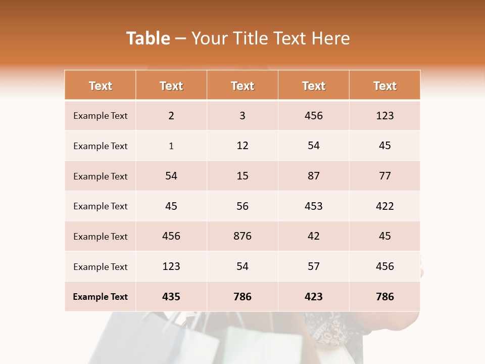 Background Hat Female PowerPoint Template