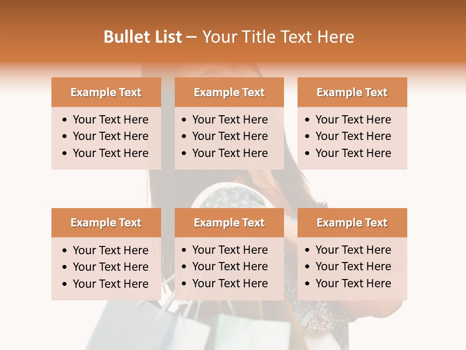 Background Hat Female PowerPoint Template