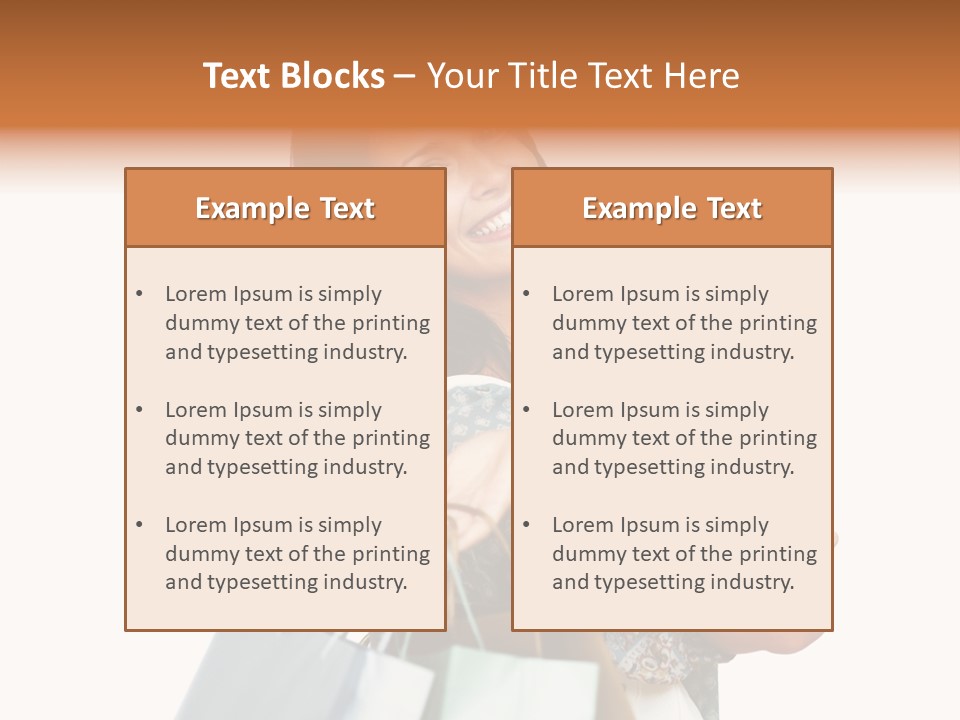 Background Hat Female PowerPoint Template