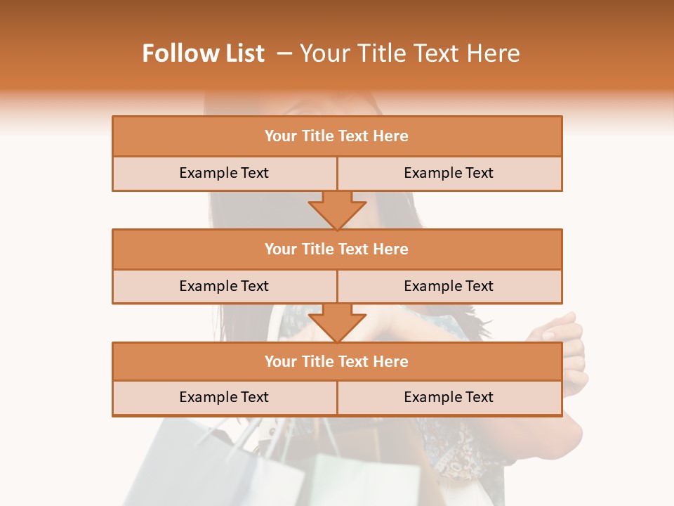 Background Hat Female PowerPoint Template
