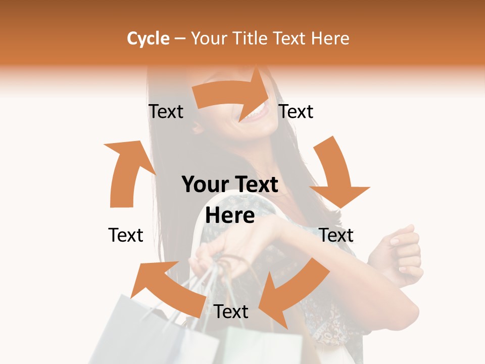 Background Hat Female PowerPoint Template