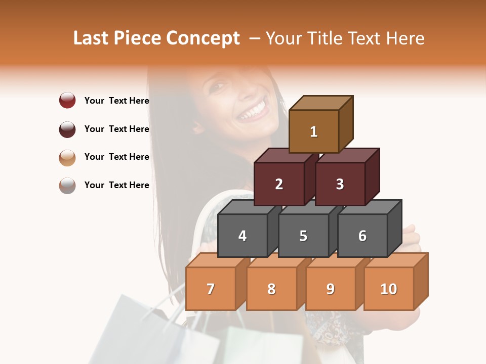 Background Hat Female PowerPoint Template