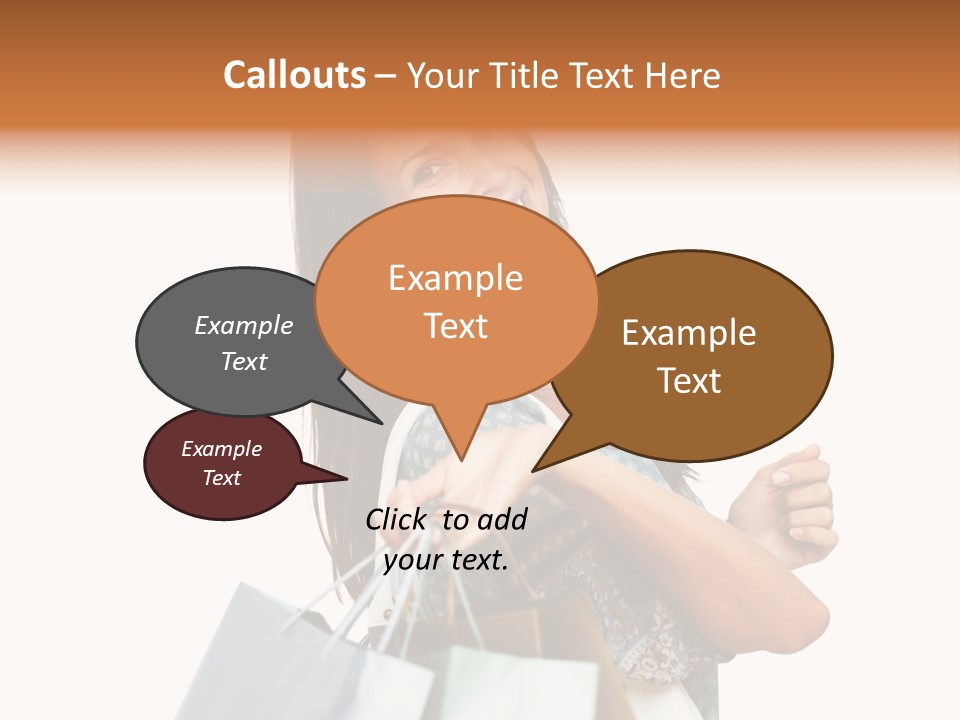 Background Hat Female PowerPoint Template