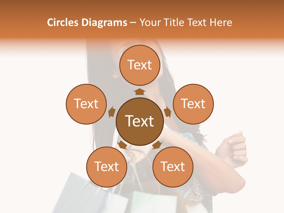 Background Hat Female PowerPoint Template