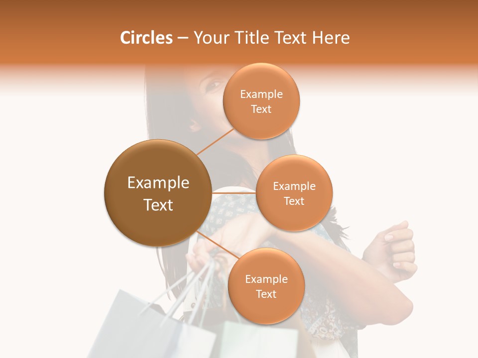 Background Hat Female PowerPoint Template