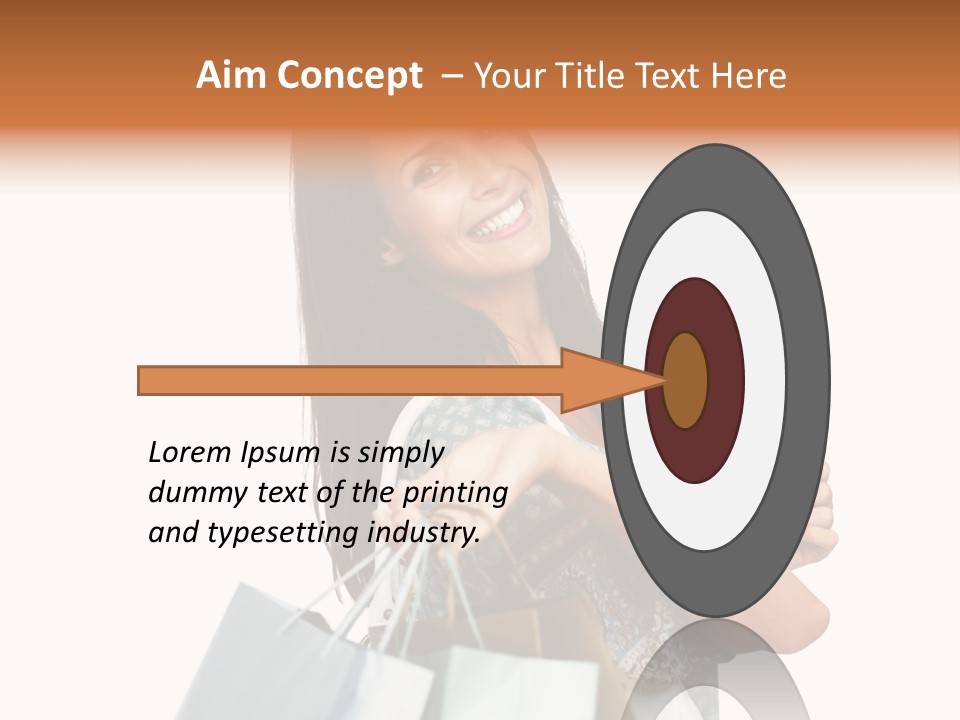 Background Hat Female PowerPoint Template