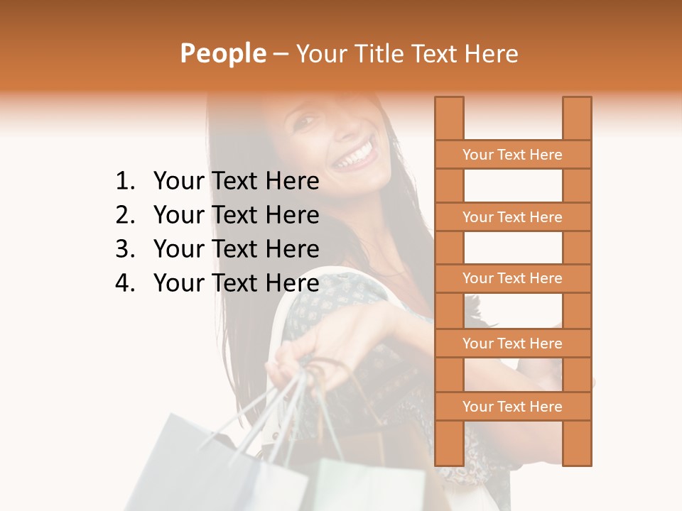 Background Hat Female PowerPoint Template