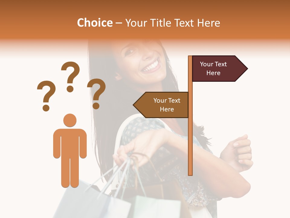 Background Hat Female PowerPoint Template