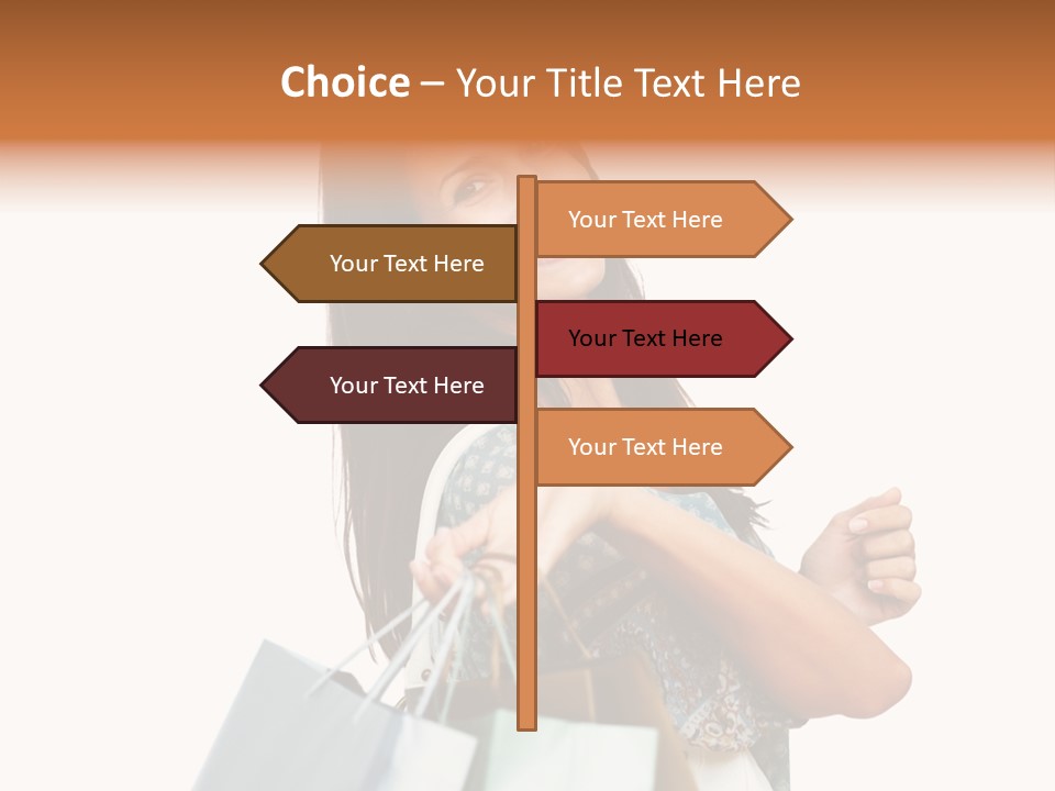 Background Hat Female PowerPoint Template