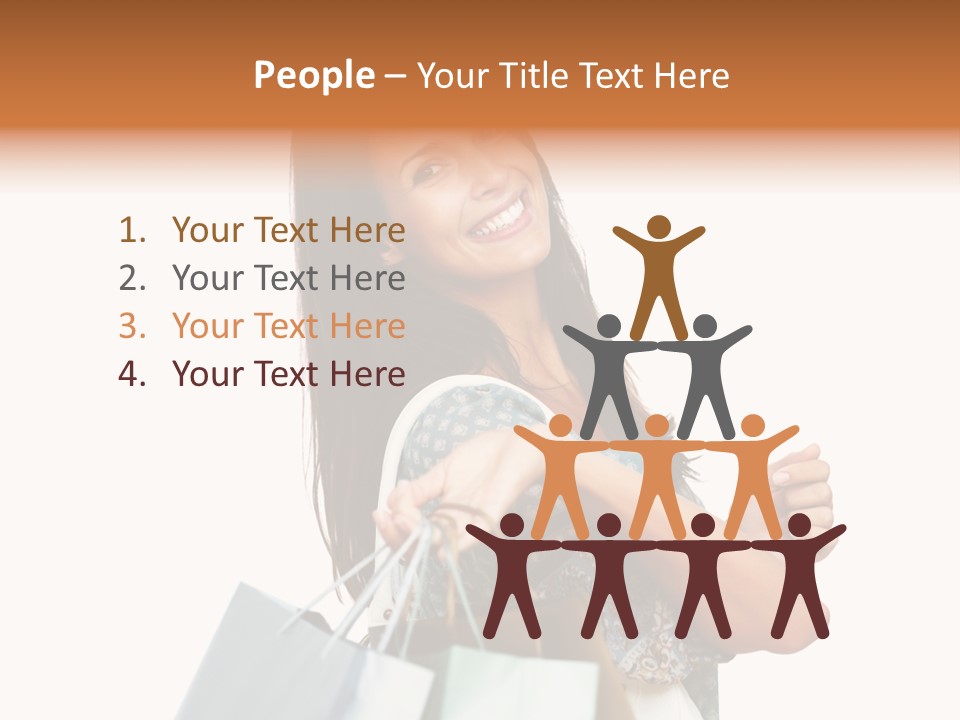 Background Hat Female PowerPoint Template