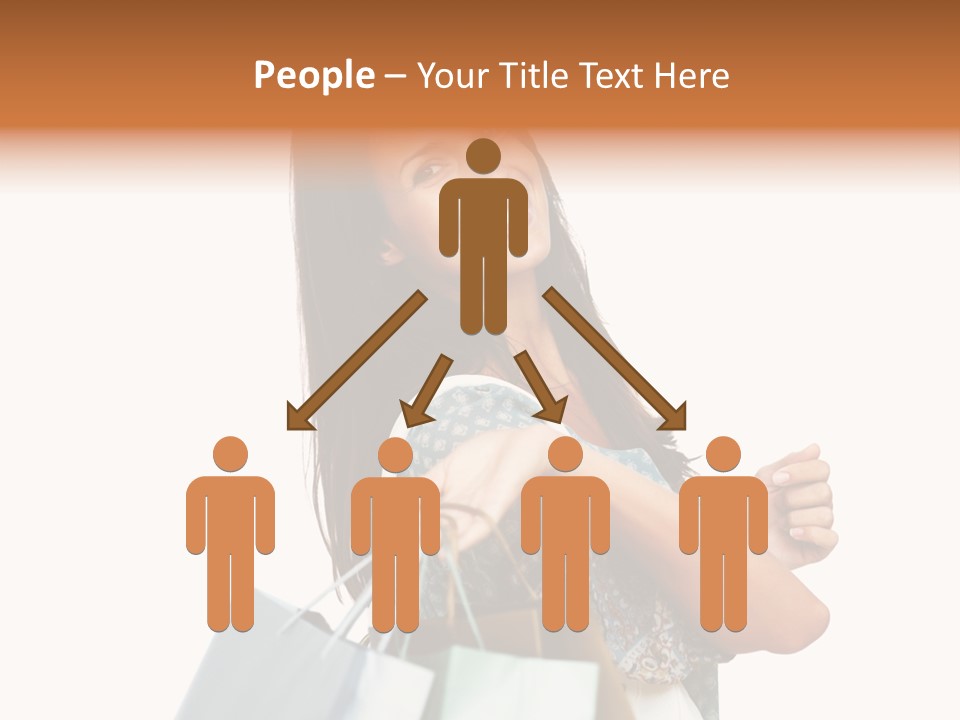 Background Hat Female PowerPoint Template