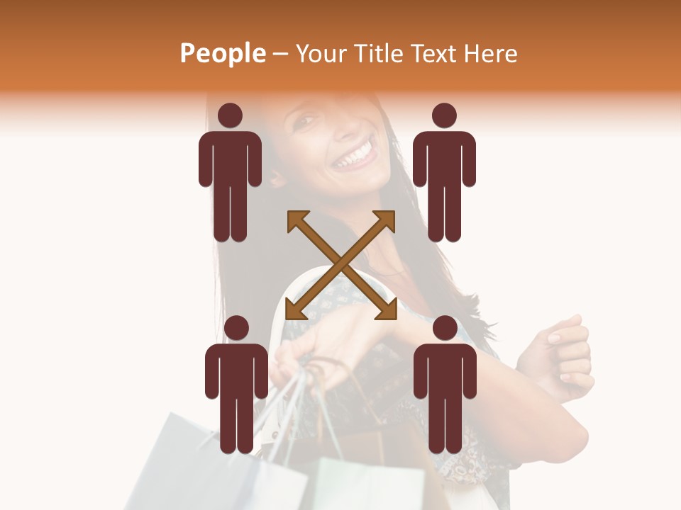 Background Hat Female PowerPoint Template