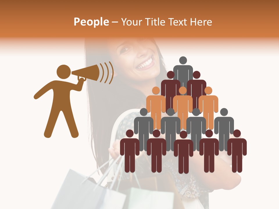 Background Hat Female PowerPoint Template