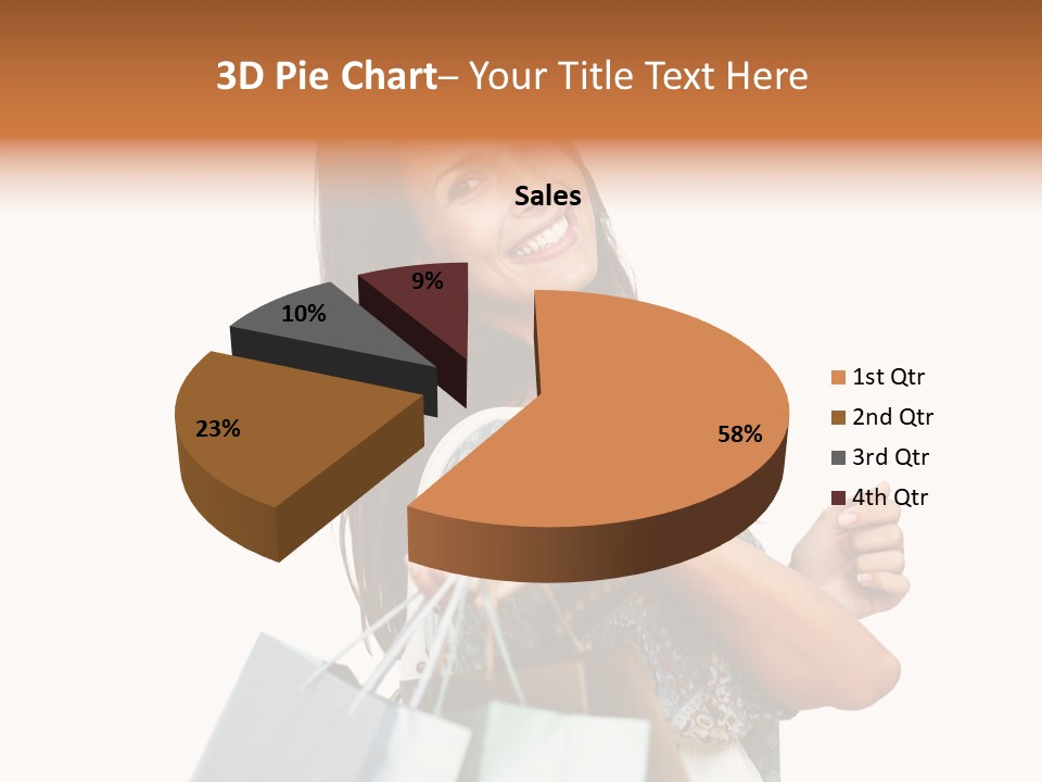 Background Hat Female PowerPoint Template