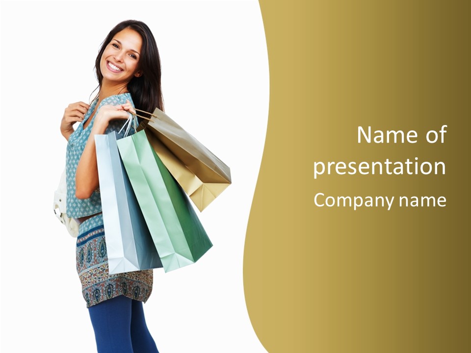 Smile Gift Sale PowerPoint Template