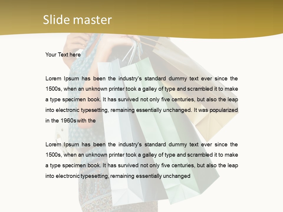 Smile Gift Sale PowerPoint Template