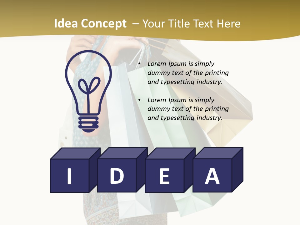 Smile Gift Sale PowerPoint Template