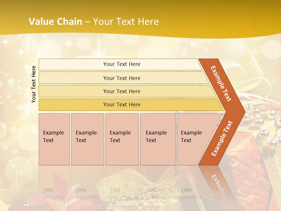 Box Gift Decoration PowerPoint Template
