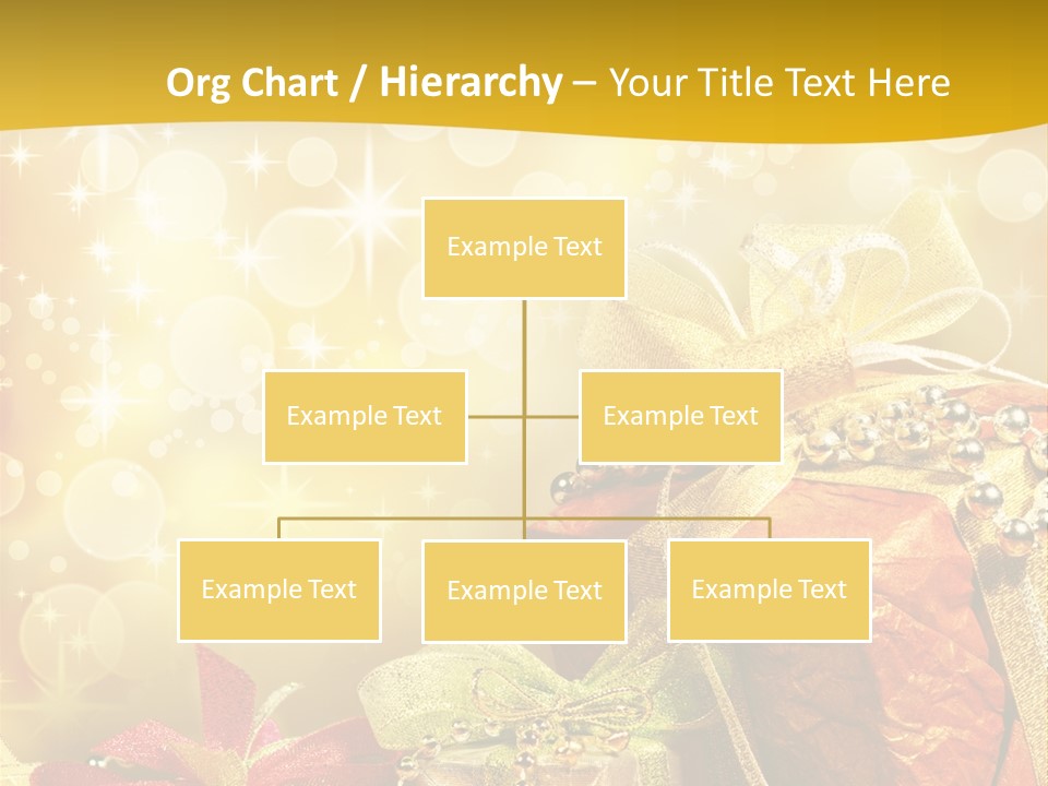 Box Gift Decoration PowerPoint Template
