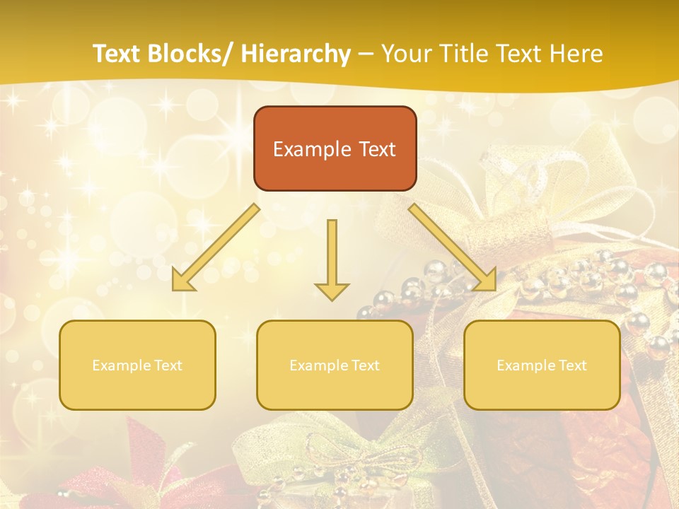 Box Gift Decoration PowerPoint Template