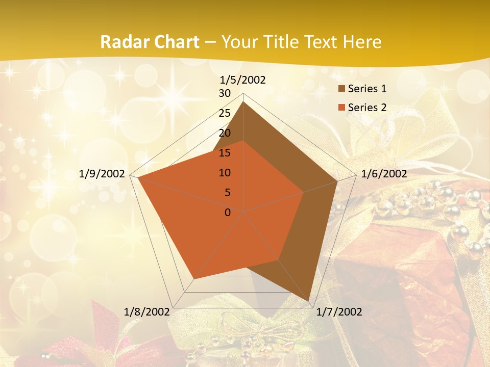 Box Gift Decoration PowerPoint Template