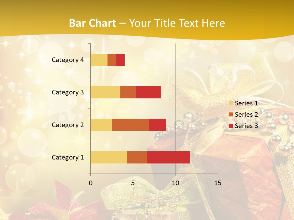 Box Gift Decoration PowerPoint Template