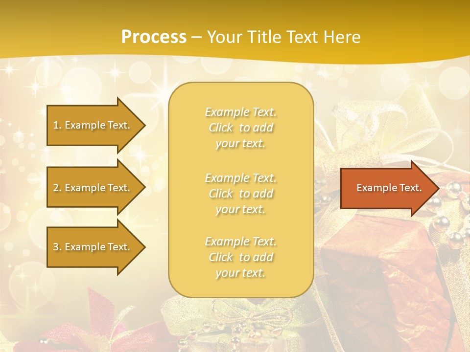 Box Gift Decoration PowerPoint Template