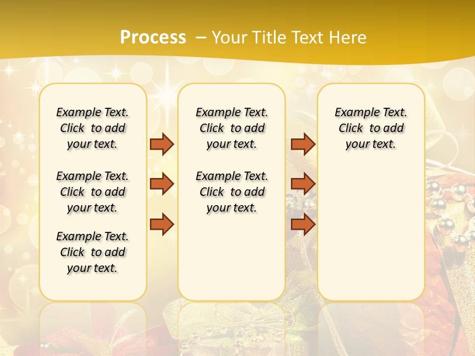 Box Gift Decoration PowerPoint Template
